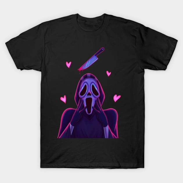 Cute Ghostface T-Shirt by ColonelBaconBits